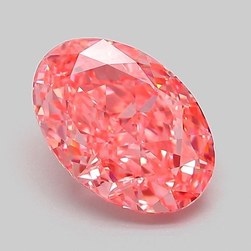 Loose Diamond - OVAL 2.01ct Fancy Vivid Pink VVS2: Loose Diamond - OVAL 2.01ct Fancy Vivid Pink VVS2 Source: This is a real non-mined Diamond that has been grown in a lab Shape: OVAL Carats: 2.01 Color: Fancy Vivid Pink Certification: IGI Video: