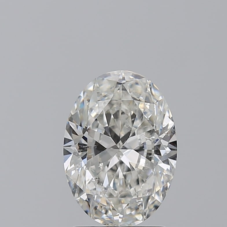 Loose Diamond - OVAL 2.2ct G SI2: Loose Diamond - OVAL 2.2ct G SI2 Source: Natural Mined Diamond Shape: OVAL Carats: 2.2 Color: G Clarity: SI2 Certification: GIA Condition: Pre-Owned PLEASE NOTE: Framed, Large, or heavy items do not h