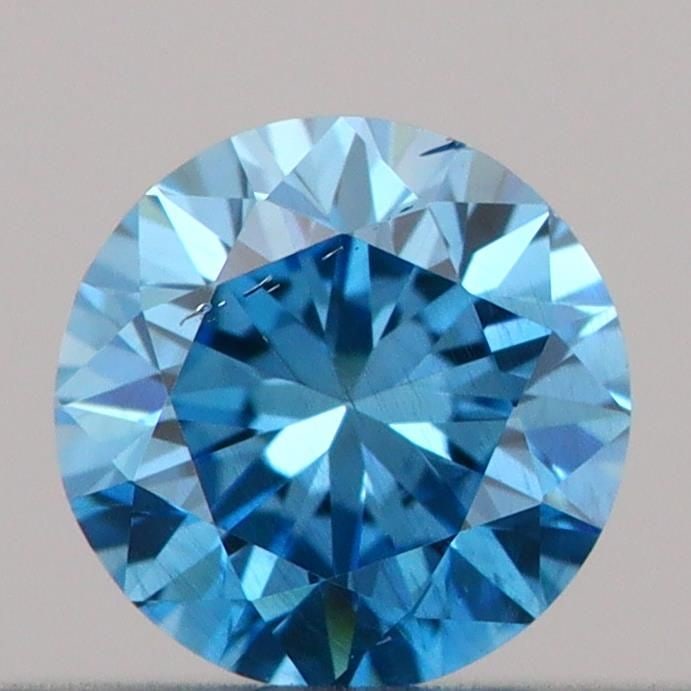 Loose Diamond - ROUND 0.2ct Fancy Vivid Blue SI2: Loose Diamond - ROUND 0.2ct Fancy Vivid Blue SI2 Source: This is a real non-mined Diamond that has been grown in a lab Shape: ROUND Carats: 0.2 Color: Fancy Vivid Blue Certification: IGI Video: