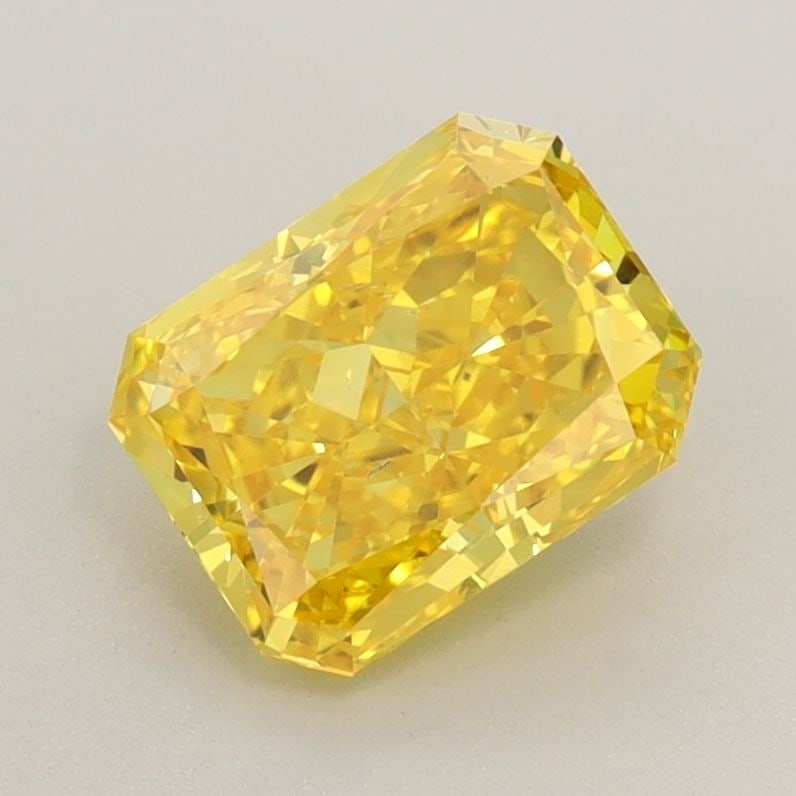 Loose Diamond - RADIANT 1.25ct Fancy Vivid Yellow VS2: Loose Diamond - RADIANT 1.25ct Fancy Vivid Yellow VS2 Source: This is a real non-mined Diamond that has been grown in a lab Shape: RADIANT Carats: 1.25 Color: Fancy Vivid Yellow Certification: IGI Vid