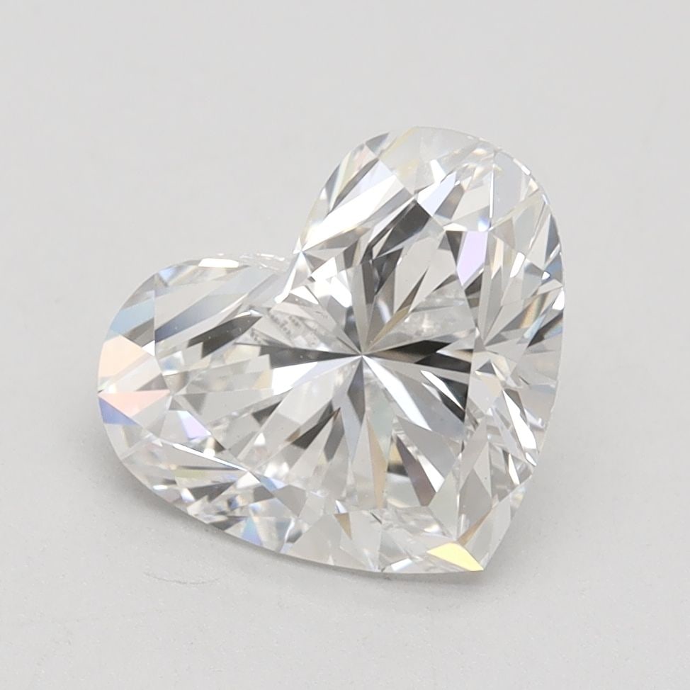 Loose Diamond - HEART 2.5ct F VS1: Loose Diamond - HEART 2.5ct F VS1 Source: This is a real non-mined Diamond that has been grown in a lab Shape: HEART Carats: 2.5 Color: F Clarity: VS1 Certification: IGI Video: