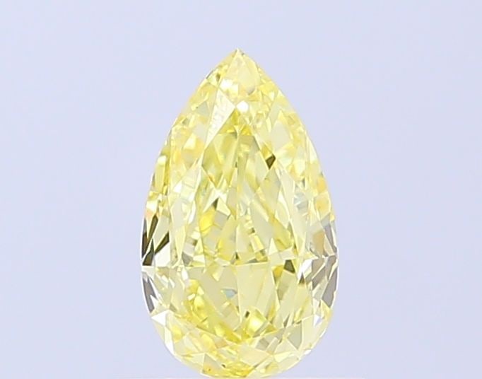 Loose Diamond - PEAR 1.03ct Fancy Intense Yellow VVS2: Loose Diamond - PEAR 1.03ct Fancy Intense Yellow VVS2 Source: This is a real non-mined Diamond that has been grown in a lab Shape: PEAR Carats: 1.03 Color: Fancy Intense Yellow Certification: IGI Vide