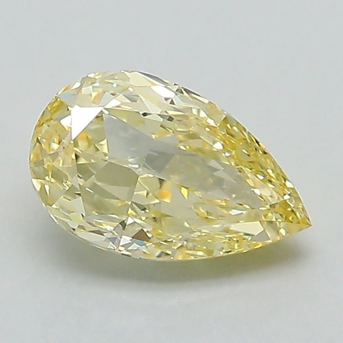 Loose Diamond - PEAR 2.41ct Fancy Intense Yellow VS1: Loose Diamond - PEAR 2.41ct Fancy Intense Yellow VS1 Source: This is a real non-mined Diamond that has been grown in a lab Shape: PEAR Carats: 2.41 Color: Fancy Intense Yellow Certification: IGI Video