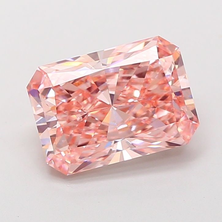Loose Diamond - RADIANT 5.09ct Fancy Intense Pink VVS2: Loose Diamond - RADIANT 5.09ct Fancy Intense Pink VVS2 Source: This is a real non-mined Diamond that has been grown in a lab Shape: RADIANT Carats: 5.09 Color: Fancy Intense Pink Certification: IGI Vi