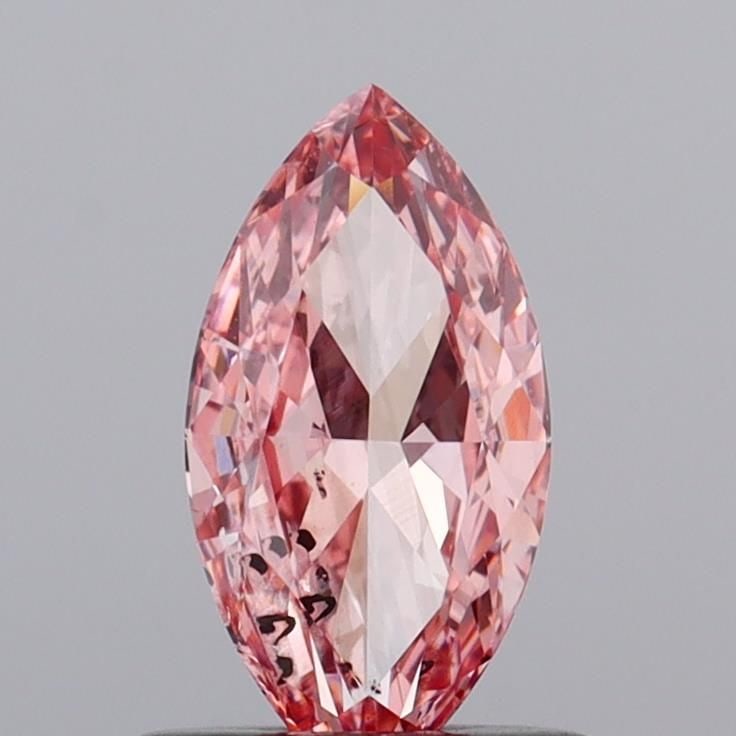 Loose Diamond - MARQUISE 1.05ct Fancy Vivid Pink I1: Loose Diamond - MARQUISE 1.05ct Fancy Vivid Pink I1 Source: This is a real non-mined Diamond that has been grown in a lab Shape: MARQUISE Carats: 1.05 Color: Fancy Vivid Pink Certification: IGI Video: