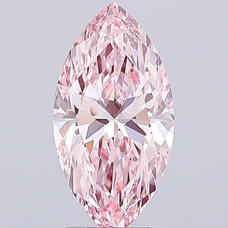 Loose Diamond - MARQUISE 3.06ct Fancy Vivid Pink VS1: Loose Diamond - MARQUISE 3.06ct Fancy Vivid Pink VS1 Source: This is a real non-mined Diamond that has been grown in a lab Shape: MARQUISE Carats: 3.06 Color: Fancy Vivid Pink Certification: IGI Video