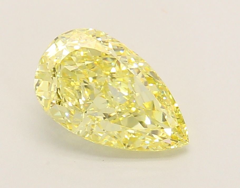 Loose Diamond - PEAR 1.94ct Fancy Intense Yellow VS1: Loose Diamond - PEAR 1.94ct Fancy Intense Yellow VS1 Source: This is a real non-mined Diamond that has been grown in a lab Shape: PEAR Carats: 1.94 Color: Fancy Intense Yellow Certification: IGI Video