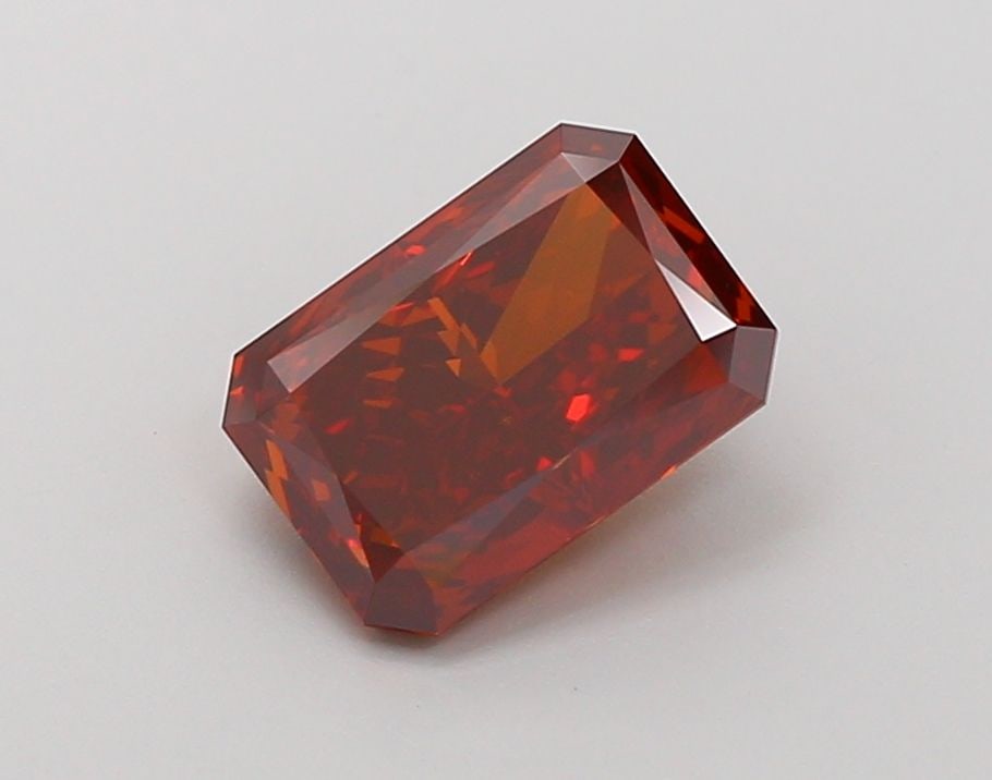 Loose Diamond - RADIANT 2.14ct Fancy Vivid Orange VS1: Loose Diamond - RADIANT 2.14ct Fancy Vivid Orange VS1 Source: This is a real non-mined Diamond that has been grown in a lab Shape: RADIANT Carats: 2.14 Color: Fancy Vivid Orange Certification: IGI Vid
