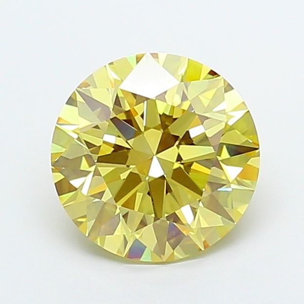 Ideal Loose Diamond - ROUND 3.05ct Fancy Vivid Yellow VVS2: Ideal Loose Diamond - ROUND 3.05ct Fancy Vivid Yellow VVS2 Source: This is a real non-mined Diamond that has been grown in a lab Shape: ROUND Carats: 3.05 Color: Fancy Vivid Yellow Certification: IGI 