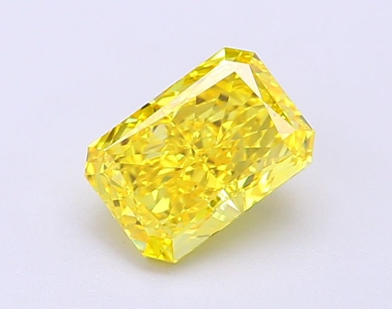 Loose Diamond - RADIANT 1.25ct Fancy Vivid Yellow VS1: Loose Diamond - RADIANT 1.25ct Fancy Vivid Yellow VS1 Source: This is a real non-mined Diamond that has been grown in a lab Shape: RADIANT Carats: 1.25 Color: Fancy Vivid Yellow Certification: IGI Vid