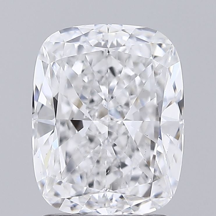 Loose Diamond - CUSHION MODIFIED 2.01ct D VS2: Loose Diamond - CUSHION MODIFIED 2.01ct D VS2 Source: This is a real non-mined Diamond that has been grown in a lab Shape: CUSHION MODIFIED Carats: 2.01 Color: D Clarity: VS2 Certification: IGI Video: