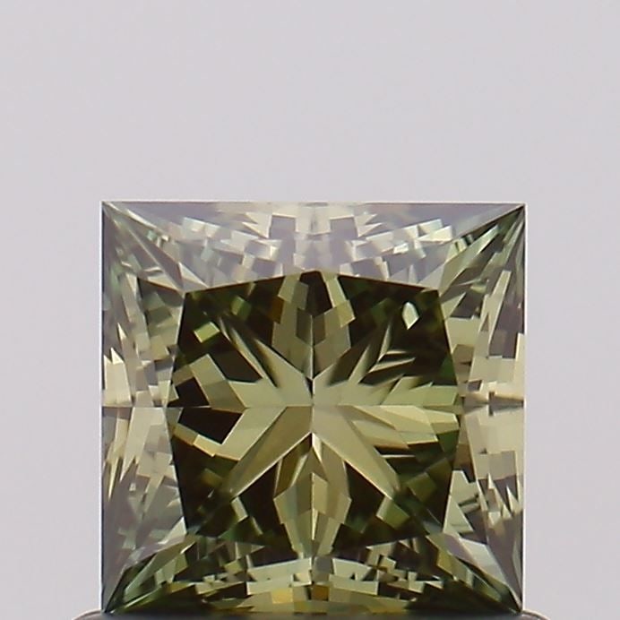 Loose Diamond - PRINCESS 0.71ct Fancy Vivid Green VS1: Loose Diamond - PRINCESS 0.71ct Fancy Vivid Green VS1 Source: This is a real non-mined Diamond that has been grown in a lab Shape: PRINCESS Carats: 0.71 Color: Fancy Vivid Green Certification: NONE Vi