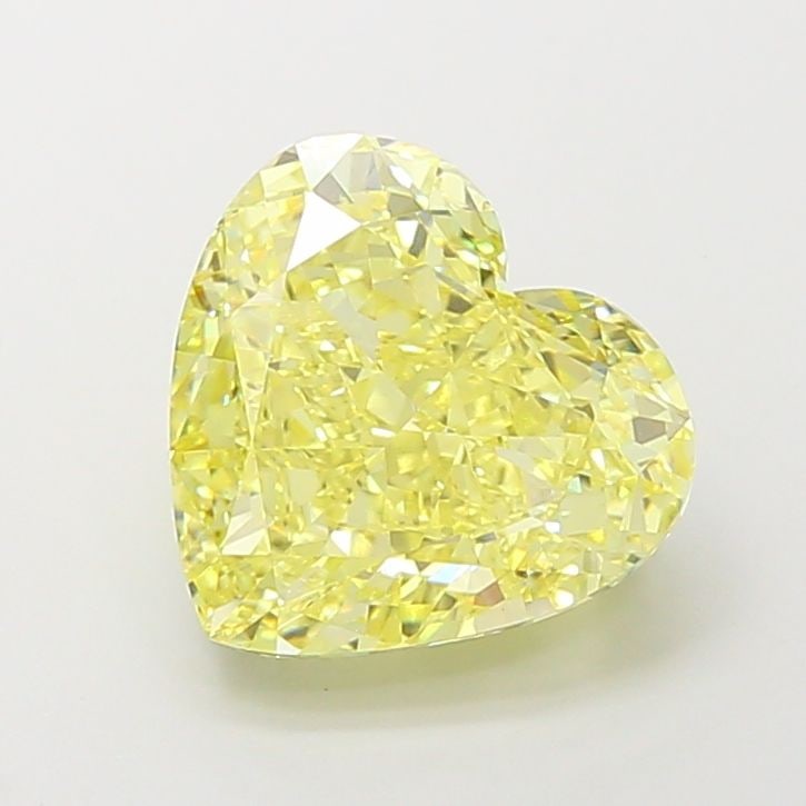 Loose Diamond - HEART 6.1ct Fancy Intense Yellow VS1: Loose Diamond - HEART 6.1ct Fancy Intense Yellow VS1 Source: This is a real non-mined Diamond that has been grown in a lab Shape: HEART Carats: 6.1 Color: Fancy Intense Yellow Certification: IGI Video