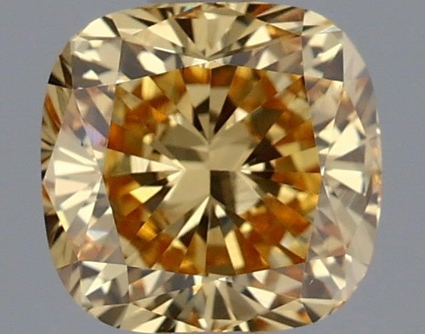 Loose Diamond - CUSHION BRILLIANT 1.12ct Fancy Intense Yellow VS1: Loose Diamond - CUSHION BRILLIANT 1.12ct Fancy Intense Yellow VS1 Source: This is a real non-mined Diamond that has been grown in a lab Shape: CUSHION BRILLIANT Carats: 1.12 Color: Fancy Intense Yello