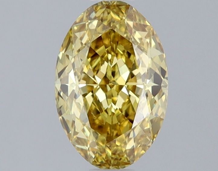 Loose Diamond - OVAL 1.01ct Fancy Intense Yellow VS1: Loose Diamond - OVAL 1.01ct Fancy Intense Yellow VS1 Source: This is a real non-mined Diamond that has been grown in a lab Shape: OVAL Carats: 1.01 Color: Fancy Intense Yellow Certification: IGI Video