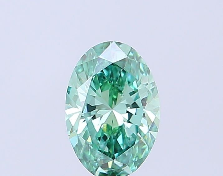 Loose Diamond - OVAL 0.51ct Fancy Green VVS2: Loose Diamond - OVAL 0.51ct Fancy Green VVS2 Source: This is a real non-mined Diamond that has been grown in a lab Shape: OVAL Carats: 0.51 Color: Fancy Green Certification: NONE Video: