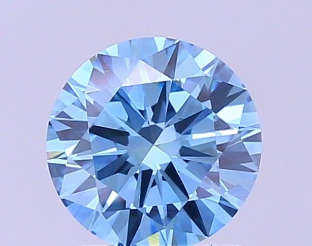 Loose Diamond - ROUND 1.27ct Fancy Vivid Blue VS1: Loose Diamond - ROUND 1.27ct Fancy Vivid Blue VS1 Source: This is a real non-mined Diamond that has been grown in a lab Shape: ROUND Carats: 1.27 Color: Fancy Vivid Blue Certification: IGI PLEASE NOTE