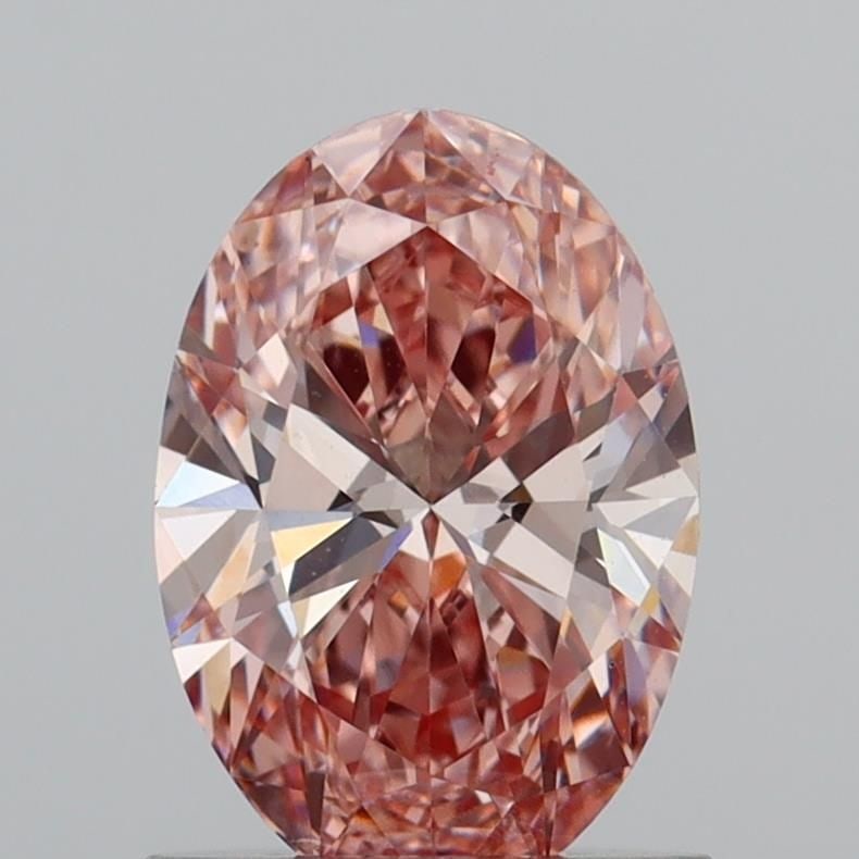 Loose Diamond - OVAL 1.03ct Fancy Intense Brownish Pink VS1: Loose Diamond - OVAL 1.03ct Fancy Intense Brownish Pink VS1 Source: This is a real non-mined Diamond that has been grown in a lab Shape: OVAL Carats: 1.03 Color: Fancy Intense Brownish Pink Certificat