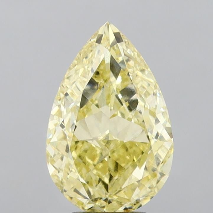 Loose Diamond - PEAR 5.02ct Fancy Yellow VS1: Loose Diamond - PEAR 5.02ct Fancy Yellow VS1 Source: This is a real non-mined Diamond that has been grown in a lab Shape: PEAR Carats: 5.02 Color: Fancy Yellow Certification: IGI Video:
