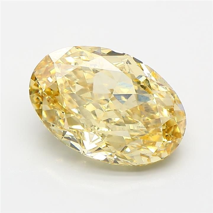 Loose Diamond - OVAL 5.03ct Fancy Intense Yellow VS2: Loose Diamond - OVAL 5.03ct Fancy Intense Yellow VS2 Source: This is a real non-mined Diamond that has been grown in a lab Shape: OVAL Carats: 5.03 Color: Fancy Intense Yellow Certification: IGI Video