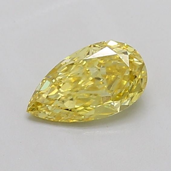 Loose Diamond - PEAR 0.79ct Fancy Vivid Yellow VS1: Loose Diamond - PEAR 0.79ct Fancy Vivid Yellow VS1 Source: This is a real non-mined Diamond that has been grown in a lab Shape: PEAR Carats: 0.79 Color: Fancy Vivid Yellow Certification: IGI Video: