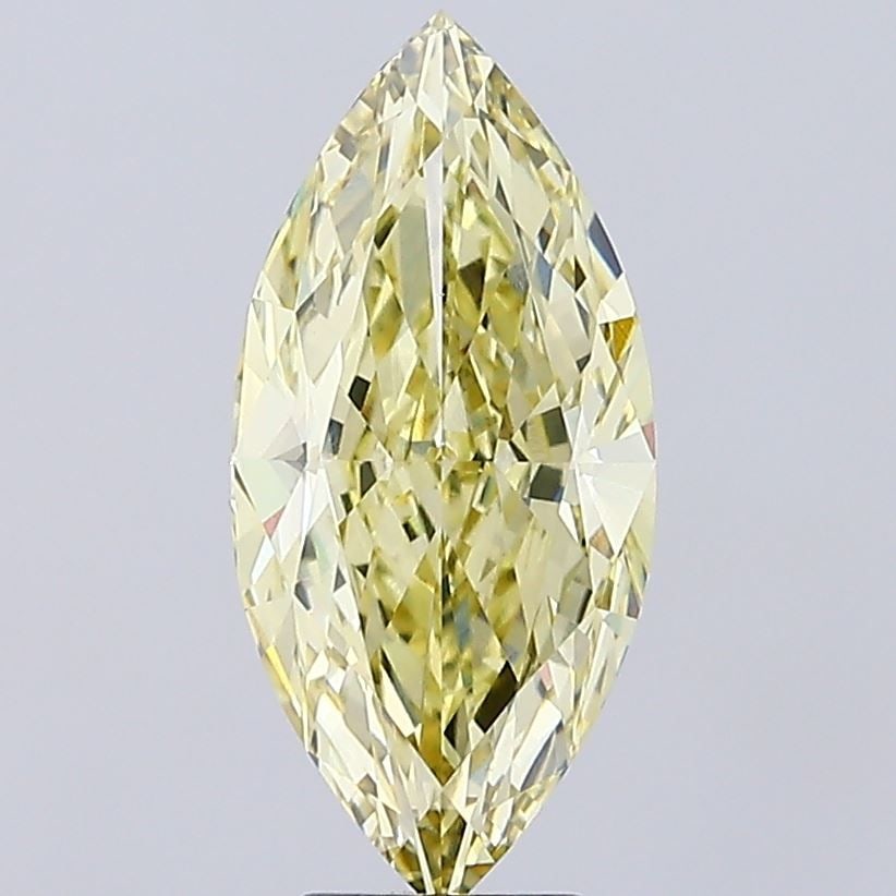 Loose Diamond - MARQUISE 5.02ct Fancy Yellow VS1: Loose Diamond - MARQUISE 5.02ct Fancy Yellow VS1 Source: This is a real non-mined Diamond that has been grown in a lab Shape: MARQUISE Carats: 5.02 Color: Fancy Yellow Certification: IGI Video: