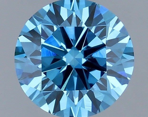 Loose Diamond - ROUND 1.49ct Fancy Vivid Blue VS1: Loose Diamond - ROUND 1.49ct Fancy Vivid Blue VS1 Source: This is a real non-mined Diamond that has been grown in a lab Shape: ROUND Carats: 1.49 Color: Fancy Vivid Blue Certification: IGI Video: