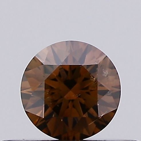 Loose Diamond - ROUND 0.29ct Fancy Brown SI1: Loose Diamond - ROUND 0.29ct Fancy Brown SI1 Source: Natural Shape: ROUND Carats: 0.29 Color: Fancy Brown Certification: NONE Video: