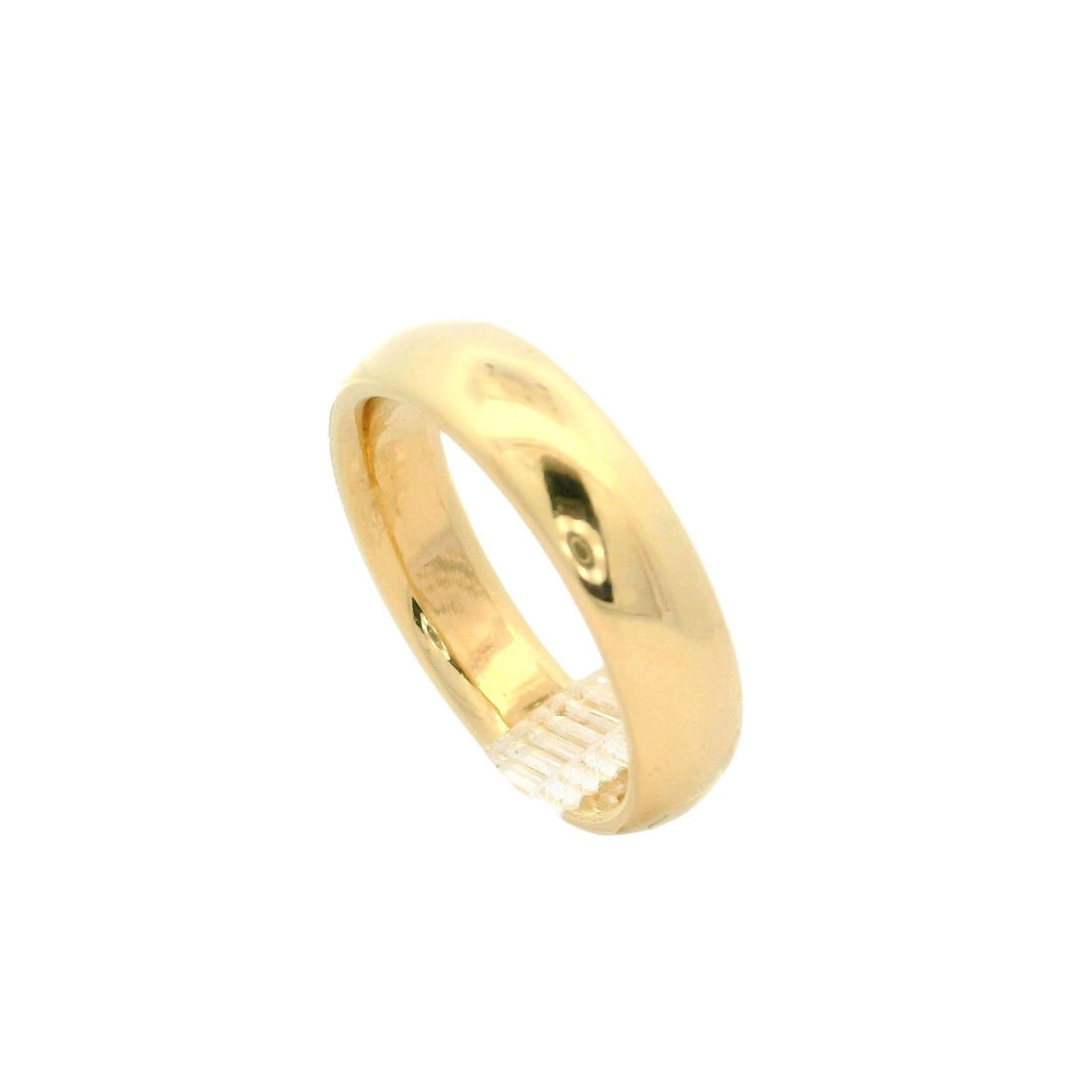 Classic 14k Yellow Gold Polished 5.1mm Wedding Band Ring Size 7.5: Classic 14k Yellow Gold Polished 5.1mm Wedding Band Ring Size 7.5 This Classic Solid 14k Yellow Gold Polished Domed Wedding Band Ring features a timeless design, perfect for celebrating love and commi