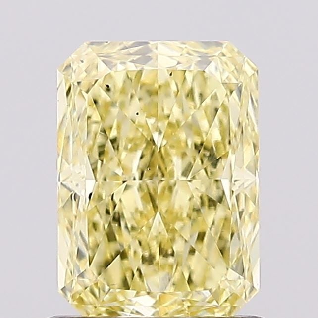 Loose Diamond - RADIANT 1.07ct Fancy Vivid Yellow VS2: Loose Diamond - RADIANT 1.07ct Fancy Vivid Yellow VS2 Source: This is a real non-mined Diamond that has been grown in a lab Shape: RADIANT Carats: 1.07 Color: Fancy Vivid Yellow Certification: IGI Vid