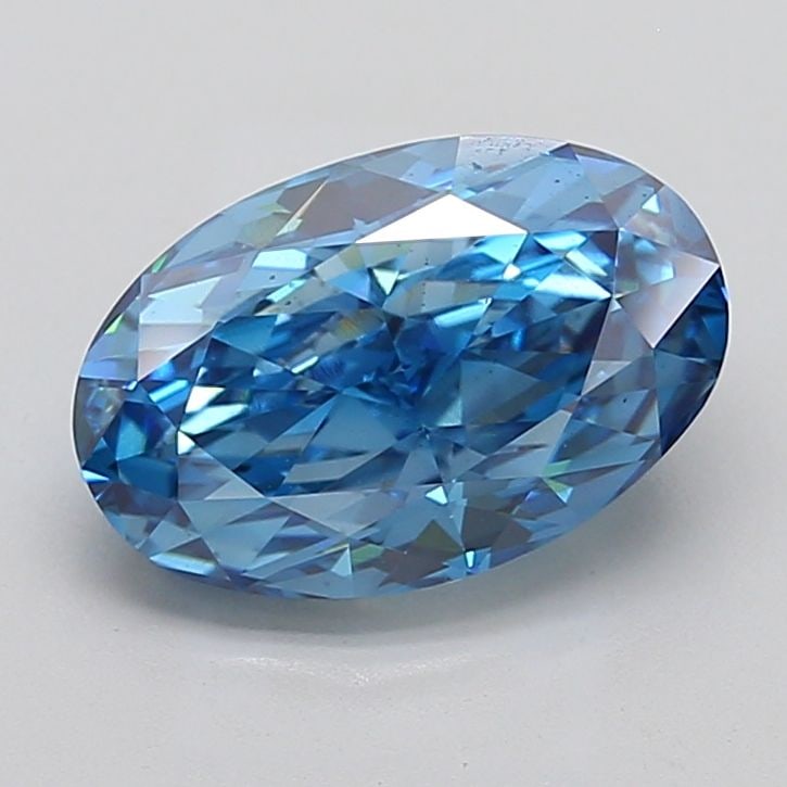 Loose Diamond - OVAL 5.0ct Fancy Vivid Blue VS2: Loose Diamond - OVAL 5.0ct Fancy Vivid Blue VS2 Source: This is a real non-mined Diamond that has been grown in a lab Shape: OVAL Carats: 5.0 Color: Fancy Vivid Blue Certification: IGI Video: