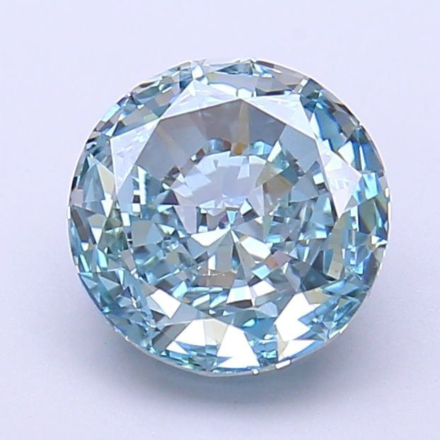 Loose Diamond - ROUND 2.23ct Fancy Vivid Blue VS1: Loose Diamond - ROUND 2.23ct Fancy Vivid Blue VS1 Source: This is a real non-mined Diamond that has been grown in a lab Shape: ROUND Carats: 2.23 Color: Fancy Vivid Blue Certification: IGI Video: