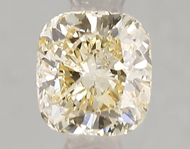 Loose Diamond - CUSHION MODIFIED 1.02ct Fancy Light Yellow SI1: Loose Diamond - CUSHION MODIFIED 1.02ct Fancy Light Yellow SI1 Source: This is a real non-mined Diamond that has been grown in a lab Shape: CUSHION MODIFIED Carats: 1.02 Color: Fancy Light Yellow Cert