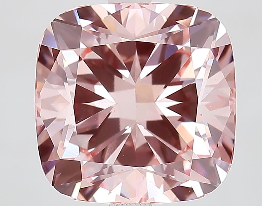 Loose Diamond - CUSHION MODIFIED 5.56ct Fancy Intense Pink VS1: Loose Diamond - CUSHION MODIFIED 5.56ct Fancy Intense Pink VS1 Source: This is a real non-mined Diamond that has been grown in a lab Shape: CUSHION MODIFIED Carats: 5.56 Color: Fancy Intense Pink Cert