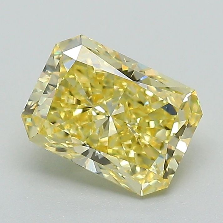 Loose Diamond - RADIANT 1.31ct Fancy Vivid Yellow VVS2: Loose Diamond - RADIANT 1.31ct Fancy Vivid Yellow VVS2 Source: This is a real non-mined Diamond that has been grown in a lab Shape: RADIANT Carats: 1.31 Color: Fancy Vivid Yellow Certification: IGI Vi