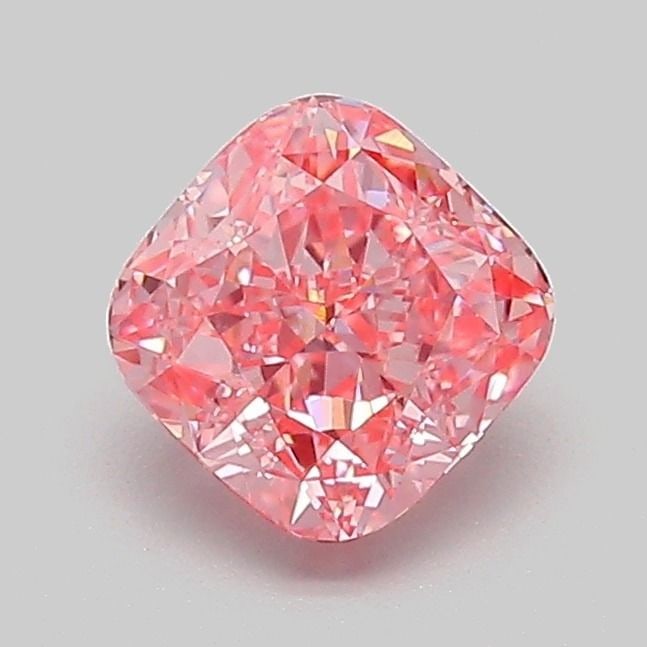Loose Diamond - CUSHION MODIFIED 1.04ct Fancy Vivid Pink VVS2: Loose Diamond - CUSHION MODIFIED 1.04ct Fancy Vivid Pink VVS2 Source: This is a real non-mined Diamond that has been grown in a lab Shape: CUSHION MODIFIED Carats: 1.04 Color: Fancy Vivid Pink Certifi