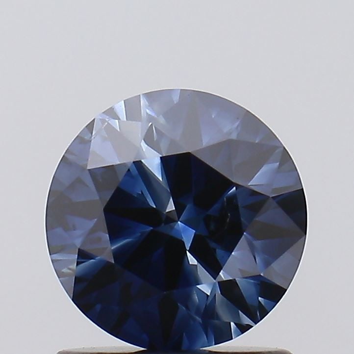 Loose Diamond - ROUND 1.1ct Fancy Deep Blue I1: Loose Diamond - ROUND 1.1ct Fancy Deep Blue I1 Source: This is a real non-mined Diamond that has been grown in a lab Shape: ROUND Carats: 1.1 Color: Fancy Deep Blue Certification: NONE Video:
