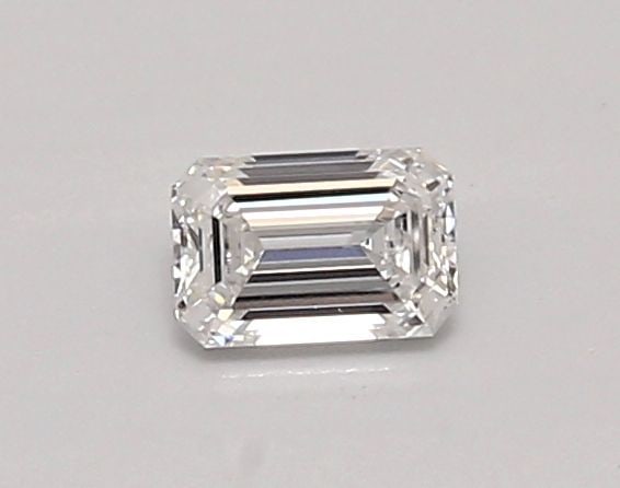Loose Diamond - EMERALD 0.41ct E VVS2: Loose Diamond - EMERALD 0.41ct E VVS2 Source: This is a real non-mined Diamond that has been grown in a lab Shape: EMERALD Carats: 0.41 Color: E Clarity: VVS2 Certification: IGI Video: