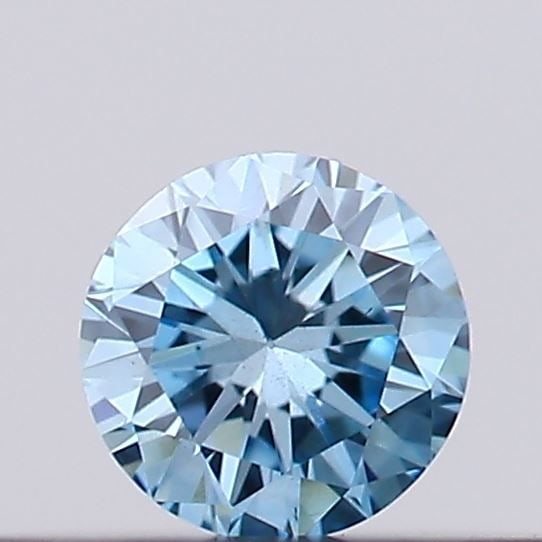 Loose Diamond - ROUND 0.14ct Fancy Vivid Blue VS2: Loose Diamond - ROUND 0.14ct Fancy Vivid Blue VS2 Source: This is a real non-mined Diamond that has been grown in a lab Shape: ROUND Carats: 0.14 Color: Fancy Vivid Blue Certification: IGI Video: