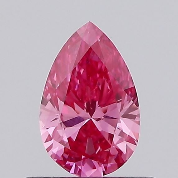 Loose Diamond - PEAR 0.49ct Fancy Vivid Pink VVS2: Loose Diamond - PEAR 0.49ct Fancy Vivid Pink VVS2 Source: This is a real non-mined Diamond that has been grown in a lab Shape: PEAR Carats: 0.49 Color: Fancy Vivid Pink Certification: IGI Video:
