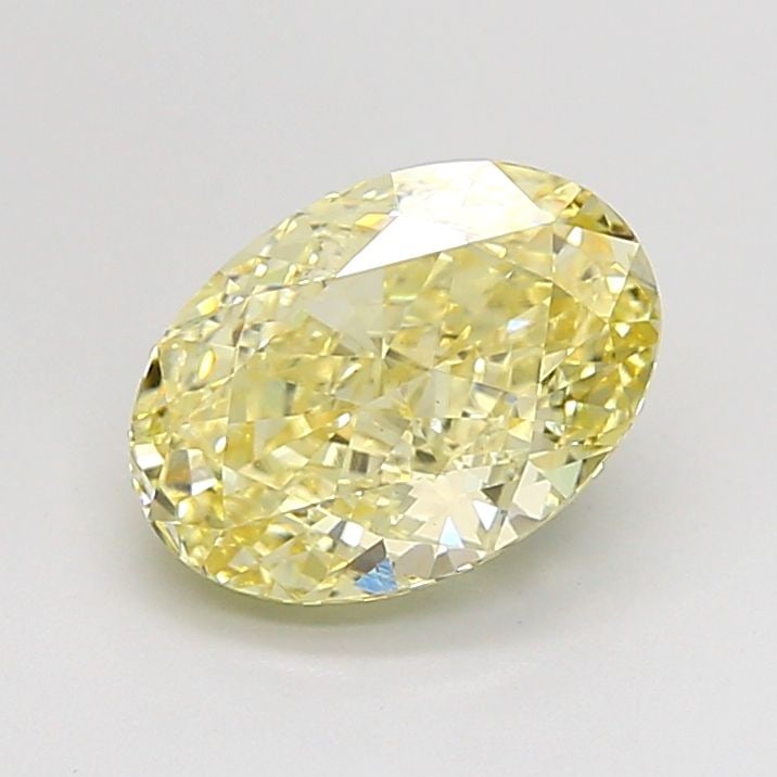 Loose Diamond - OVAL 2.09ct Fancy Yellow VS2: Loose Diamond - OVAL 2.09ct Fancy Yellow VS2 Source: This is a real non-mined Diamond that has been grown in a lab Shape: OVAL Carats: 2.09 Color: Fancy Yellow Certification: IGI Video: