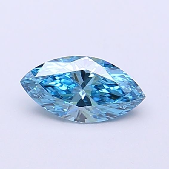 Loose Diamond - MARQUISE 0.38ct Fancy Vivid Blue VS1: Loose Diamond - MARQUISE 0.38ct Fancy Vivid Blue VS1 Source: This is a real non-mined Diamond that has been grown in a lab Shape: MARQUISE Carats: 0.38 Color: Fancy Vivid Blue Certification: IGI Video