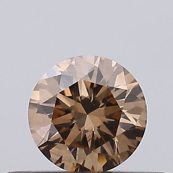 Loose Diamond - ROUND 0.23ct Fancy Brown VS1: Loose Diamond - ROUND 0.23ct Fancy Brown VS1 Source: Natural Shape: ROUND Carats: 0.23 Color: Fancy Brown Certification: NONE Video: