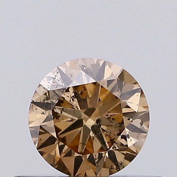 Loose Diamond - ROUND 0.31ct Fancy Light Brown I1: Loose Diamond - ROUND 0.31ct Fancy Light Brown I1 Source: Natural Shape: ROUND Carats: 0.31 Color: Fancy Light Brown Certification: NONE Video: