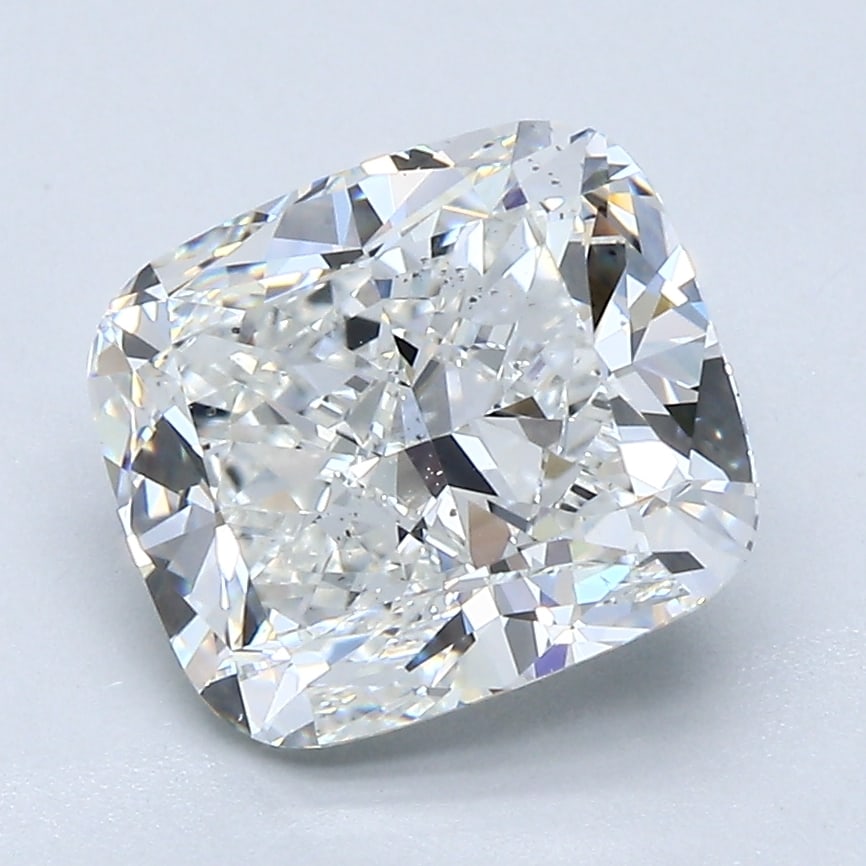 Loose Diamond - CUSHION 3.01ct G SI1: Loose Diamond - CUSHION 3.01ct G SI1 Source: Natural Mined Diamond Shape: CUSHION Carats: 3.01 Color: G Clarity: SI1 Certification: GIA Condition: Pre-Owned PLEASE NOTE: Framed, Large, or heavy items 