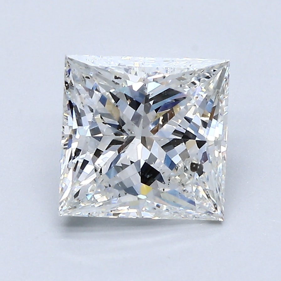 Loose Diamond - PRINCESS 2.21ct G SI2: Loose Diamond - PRINCESS 2.21ct G SI2 Source: Natural Mined Diamond Shape: PRINCESS Carats: 2.21 Color: G Clarity: SI2 Certification: GIA Condition: Pre-Owned PLEASE NOTE: Framed, Large, or heavy item