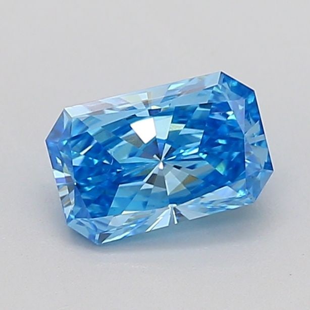 Loose Diamond - RADIANT 0.9ct Fancy Vivid Blue VS1: Loose Diamond - RADIANT 0.9ct Fancy Vivid Blue VS1 Source: This is a real non-mined Diamond that has been grown in a lab Shape: RADIANT Carats: 0.9 Color: Fancy Vivid Blue Certification: IGI Video: