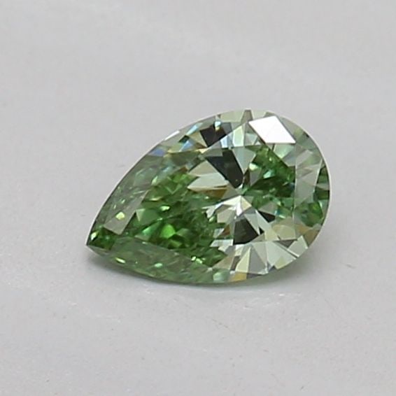 Loose Diamond - PEAR 0.14ct Fancy Vivid Green VVS2: Loose Diamond - PEAR 0.14ct Fancy Vivid Green VVS2 Source: This is a real non-mined Diamond that has been grown in a lab Shape: PEAR Carats: 0.14 Color: Fancy Vivid Green Certification: IGI PLEASE NOT