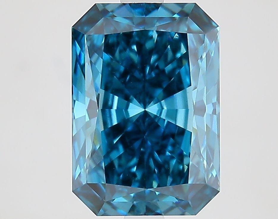 Loose Diamond - RADIANT 3.28ct Fancy Vivid Blue VS1: Loose Diamond - RADIANT 3.28ct Fancy Vivid Blue VS1 Source: This is a real non-mined Diamond that has been grown in a lab Shape: RADIANT Carats: 3.28 Color: Fancy Vivid Blue Certification: IGI Video: