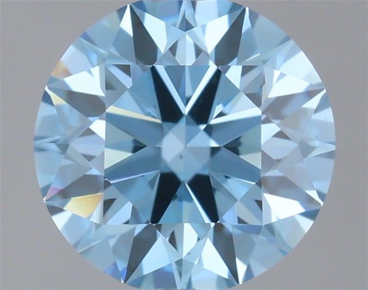 Ideal Loose Diamond - ROUND 0.67ct Fancy Vivid Blue VS1: Ideal Loose Diamond - ROUND 0.67ct Fancy Vivid Blue VS1 Source: This is a real non-mined Diamond that has been grown in a lab Shape: ROUND Carats: 0.67 Color: Fancy Vivid Blue Certification: IGI Video